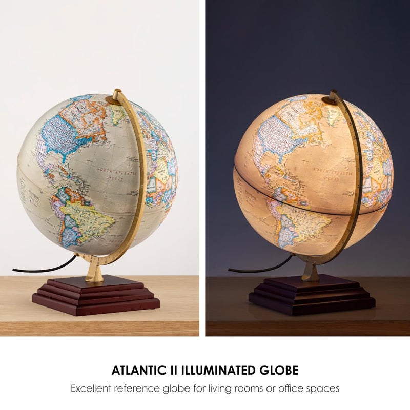 Waypoint Geographic Atlantic Illuminated Globe - Image 2